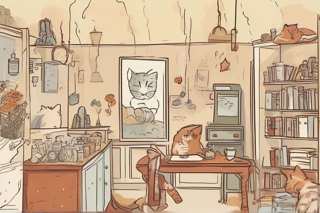 Original watercolor paintings on textured paper: a cat stars in each scene, interacting with workplace products such as parcel tape, shelving, cleaning caddies, desks, and retail fixtures, with visible pigment grain, soft edges, warm paper tones, and diffused daylight; no brand lettering, logos, or product screenshots.: Top 5 Lidded Storage Totes for Small-Business Backroom Stock