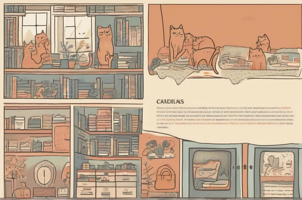Original watercolor paintings on textured paper: a cat stars in each scene, interacting with workplace products such as parcel tape, shelving, cleaning caddies, desks, and retail fixtures, with visible pigment grain, soft edges, warm paper tones, and diffused daylight; no brand lettering, logos, or product screenshots.: Top 5 Shipping Label Printers for Small-Business Parcel Desks